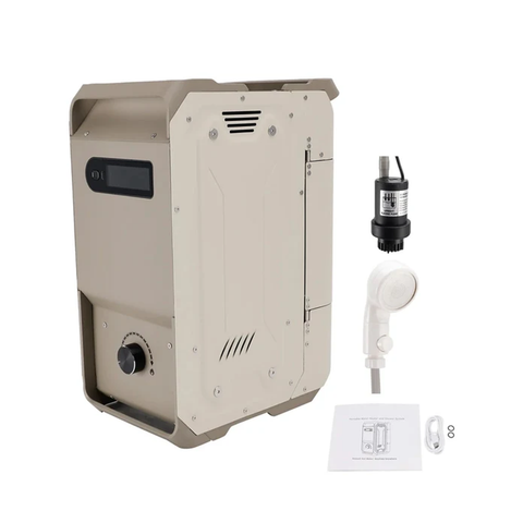 Portable Gas Water Heater For Camping Shower 7800mAh 3.3h Rechargeable