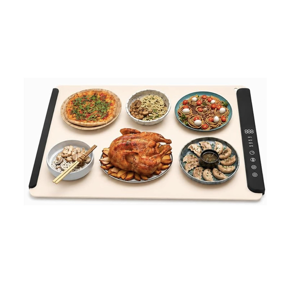 Olmecs Premium Electric Food Warming Mat, Foldable Silicone Warming Tray