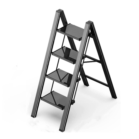 Olmecs 4 Step Ladder Aluminum Folding Step, Stool with Anti-Slip Sturdy and Wide Pedal (Copy) (Copy)