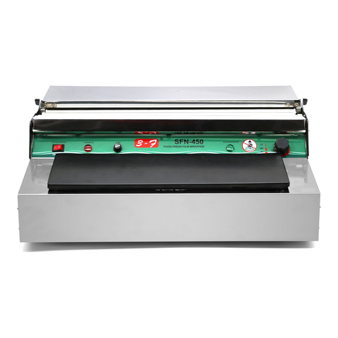 Hand Wrapping Machine Stainless Steel Cling Film Machine Counter-Top 450mm