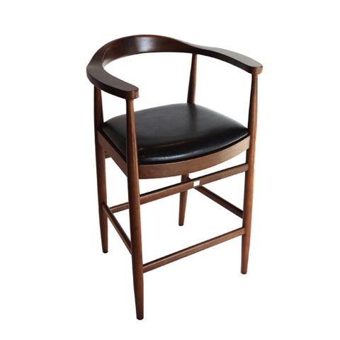 Olmecs High End Malaysain Wooden Bar Chair JP1462