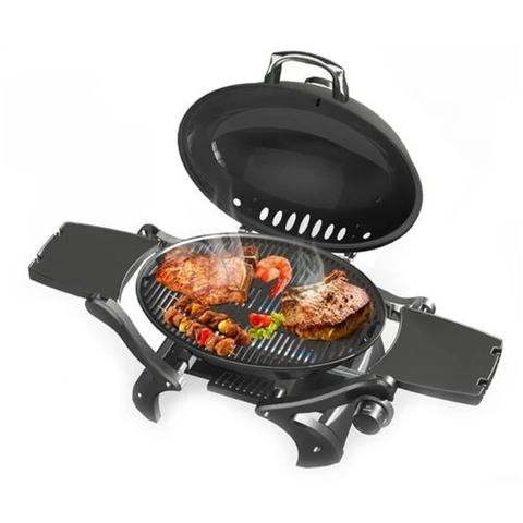 Olmecs Camping Grill Gas Stove Folding BBQ Stove For Camping Kitchen BBQ Cooking
