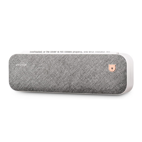 Bisofice PeriPage Portable Printer, A4 Wireless Bluetooth Travel Printer