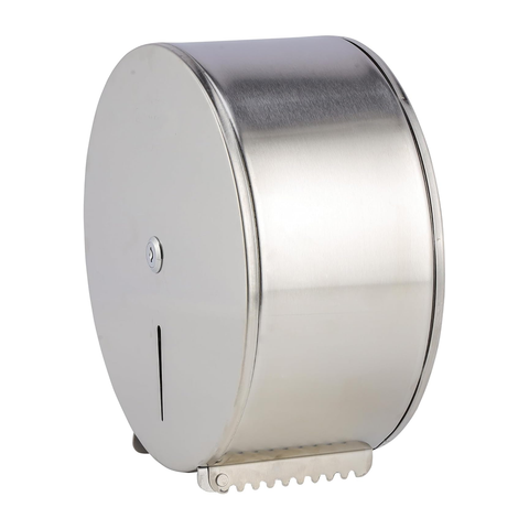 Olmecs Paper Roll Dispenser - Stainless Steel Round Paper Tissue Holder
