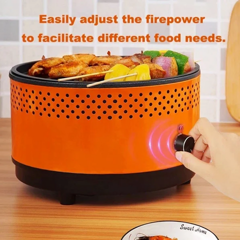 Olmecs Camping Barbecue Grill Portable Smokeless BBQ Cooking Stove Electric Grill