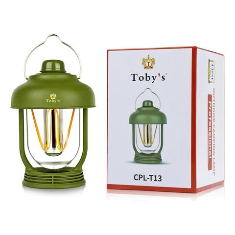 Toby’s New Launched CPL-T13 LED Camping Light Waterproof Retro Portable Emergency Light