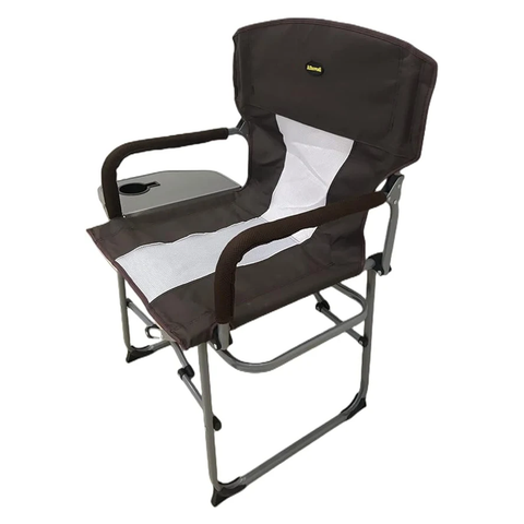 Portable Camping Folding Chair Comfort Mesh Fishing Chair with Cup Holder