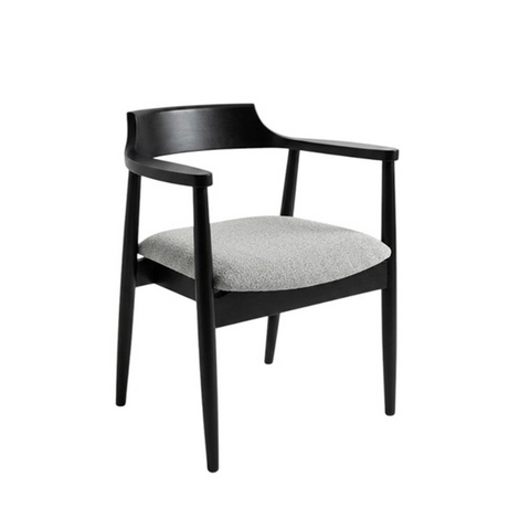 Olmecs Premium Wooden Furniture Curved Back Dining Chair JP1555
