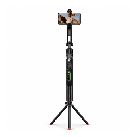 Auto Face Tracking Selfie Stick Tripod for Mobile with Light 360 Rotation That Follows Your Movement 63"