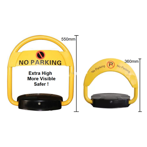 Olmecs Solar Powered Durable Automatic Parking Space Protector Parking Barrier Car Park Lock