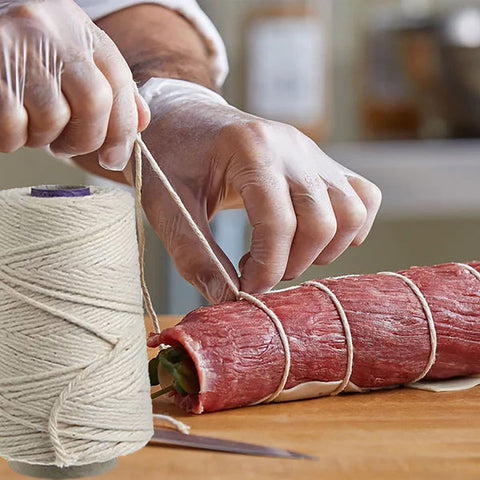 Regency Wraps Natural Cooking Twine with Holder and Cutter