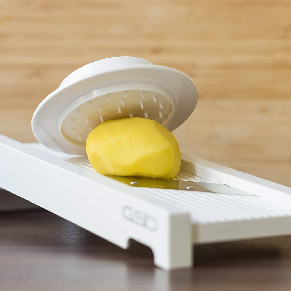 GSD G S D Haushaltsgeräte 2in1 Universal Vegetable Slicer Silver
