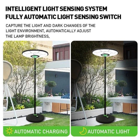 Solar Powered Outdoor waterproof Floor Lamp