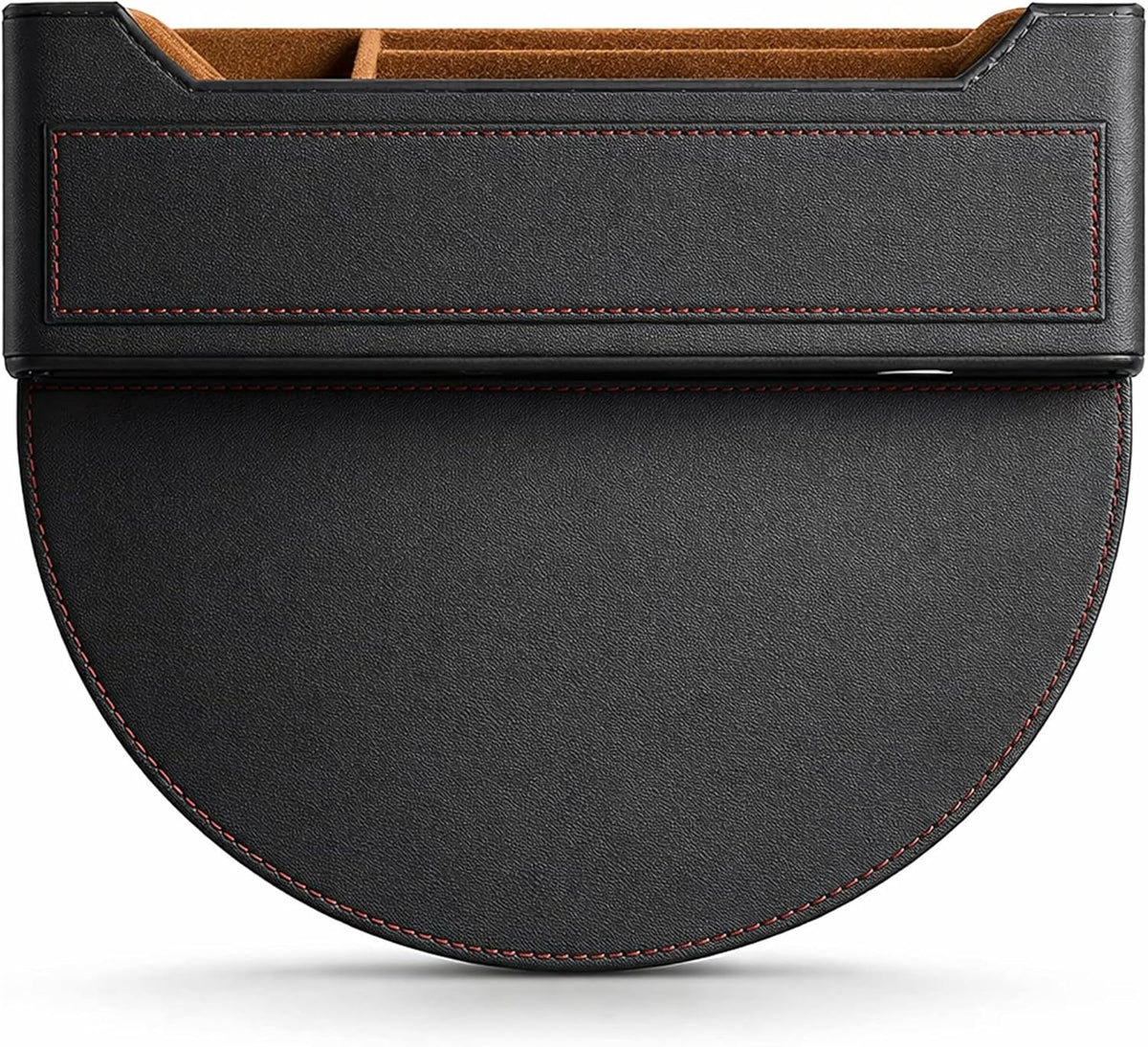 Car Seat Gap Organizer with Cup Holder – PU Leather Auto Storage