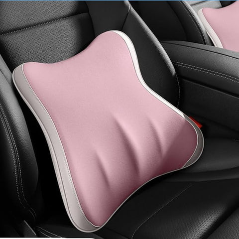 Ergonomic Lumbar Support Backrest Pillow for Car & Office Chair – Memory Foam Cushion for Lower Back Pain Relief
