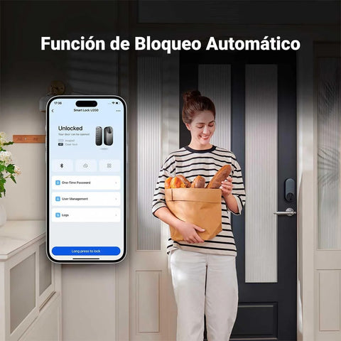 Aqara Smart Lock U200 (with Fingerprint), Matte Over Thread