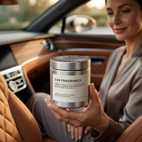 WHITE SANDALWOOD OOLONG Premium Car Air Freshener – Long Lasting Car Perfume