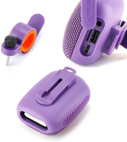 Portable Bluetooth Speaker with Bike Mount, Wireless Heavy Bass Speaker