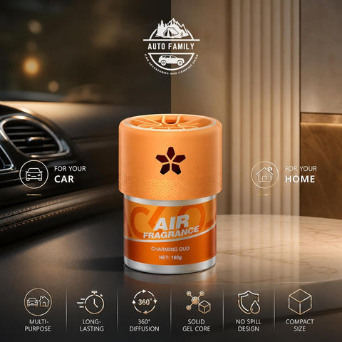Car Air Freshener 180g – Long Lasting Gel Air Freshener for Car, Home & Office, Odor Eliminator, Premium Fragrance Freshener