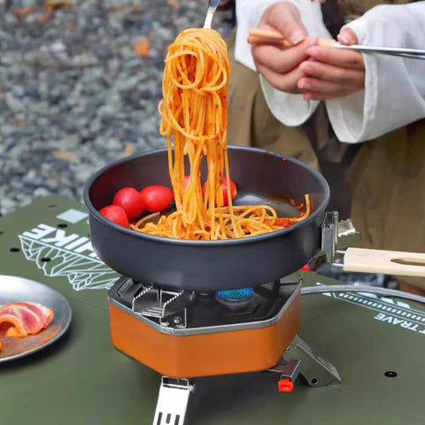 Premium Portable Camping Gas Stove – High-Power Outdoor Burner with Folding Legs, Carry Case & Adapter