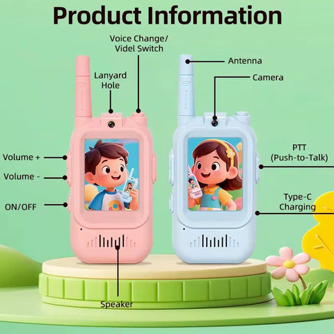 Wireless Two-Way Audio Kids Audio Walkie-Talkie