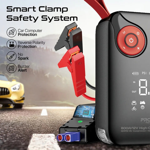 Promate High-Capacity Jump Starter 150PS