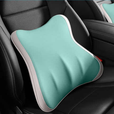 Ergonomic Lumbar Support Backrest Pillow for Car & Office Chair – Memory Foam Cushion for Lower Back Pain Relief