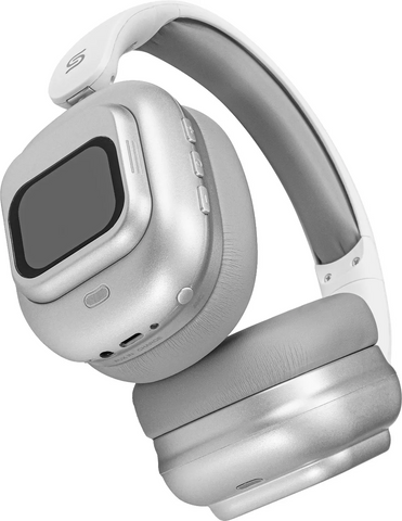 Porodo Soundtec 300Mah Anc Headphone With Removable Magnetic Touch Screen - White