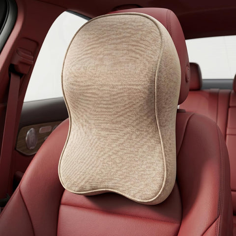 Ergonomic Cervical Headrest Cushion for Car Seat | Neck Pain Relief Pillow for Driving