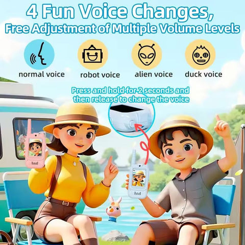 Wireless Two-Way Audio Kids Audio Walkie-Talkie