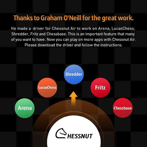 Chessnut Air Electronic Chess Set, A magnificently Handcrafted Wooden Chess Board