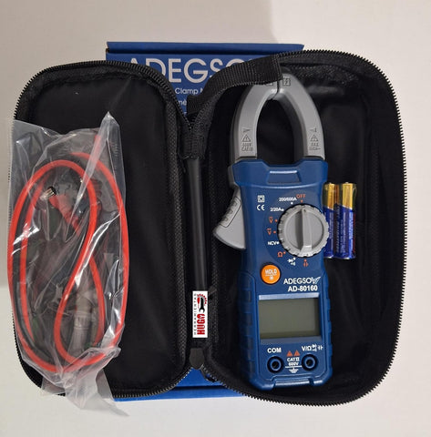 ADEGSO Digital Clamp Meter for Electrical Measurements.