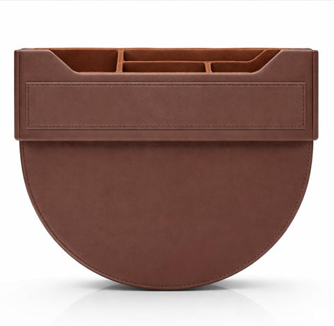 Car Seat Gap Organizer with Cup Holder – PU Leather Auto Storage
