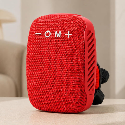 Portable Bluetooth Speaker with Bike Mount, Wireless Heavy Bass Speaker