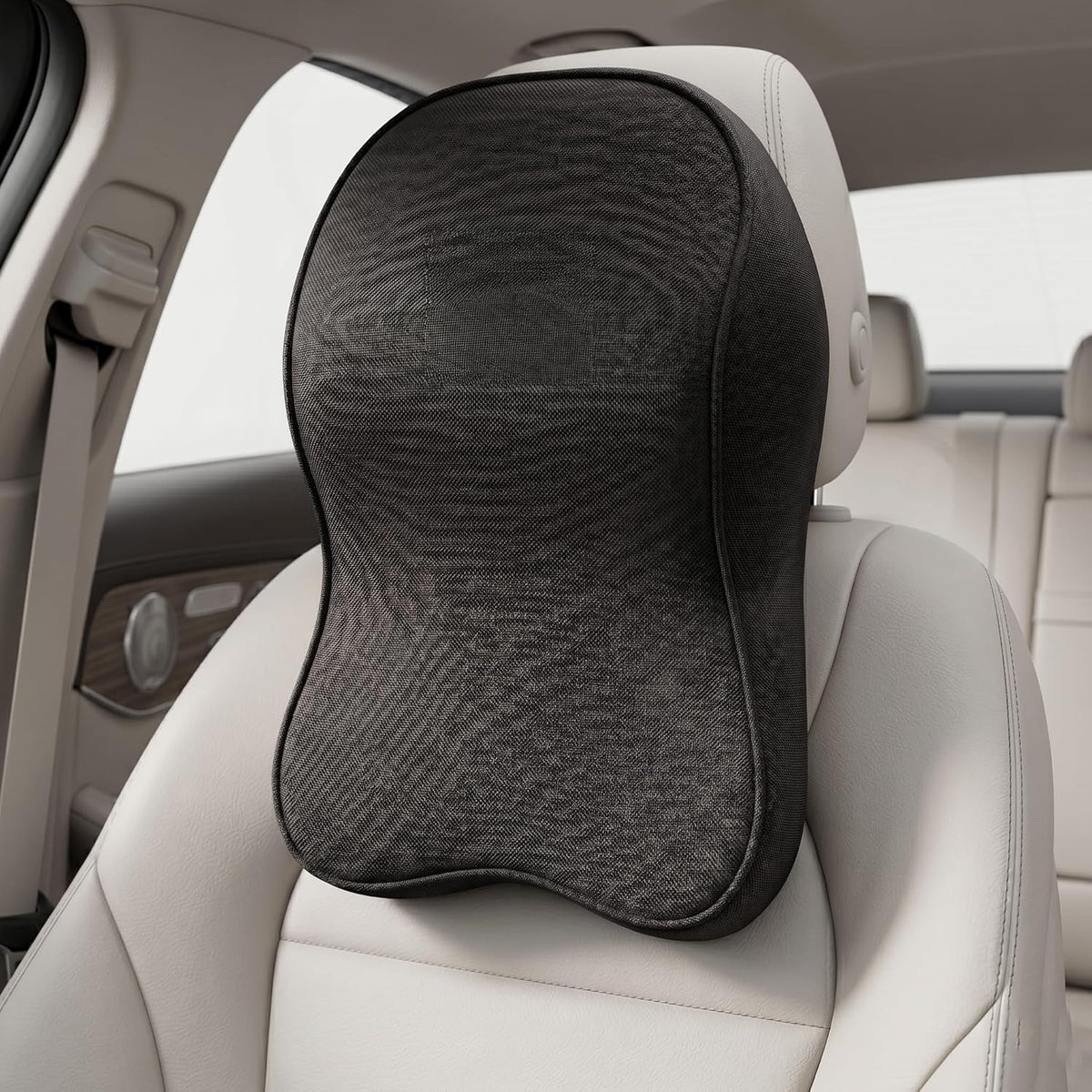 Ergonomic Cervical Headrest Cushion for Car Seat | Neck Pain Relief Pillow for Driving