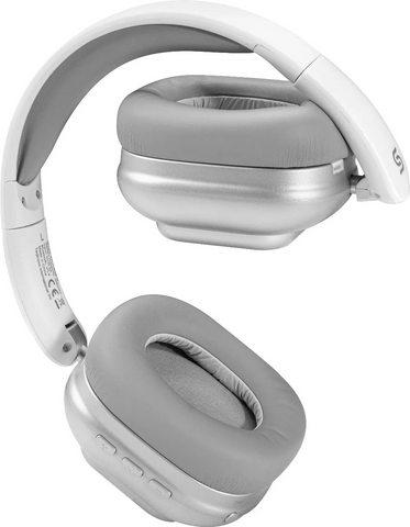 Porodo Soundtec 300Mah Anc Headphone With Removable Magnetic Touch Screen - White