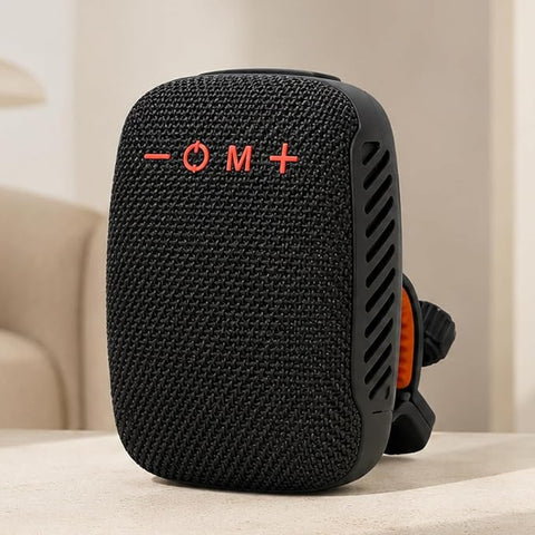 Portable Bluetooth Speaker with Bike Mount, Wireless Heavy Bass Speaker