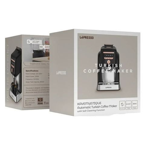 Lepresso Kavemystique Automatic Turkish Coffee Maker With Self-Cleaning Function