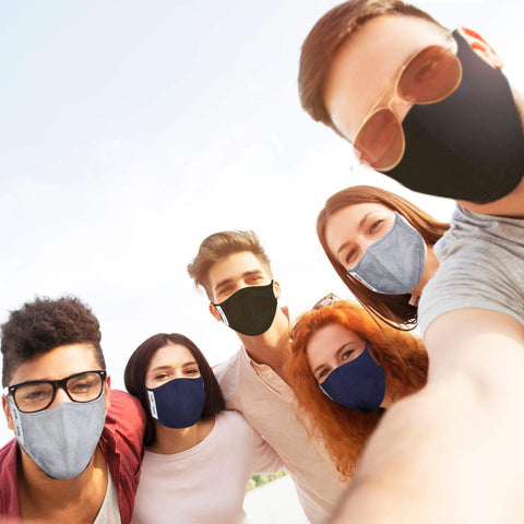 Case-Mate Case Mate Safe Mate Washable Cloth Mask 3 Pack (Black / Navy / Gray)