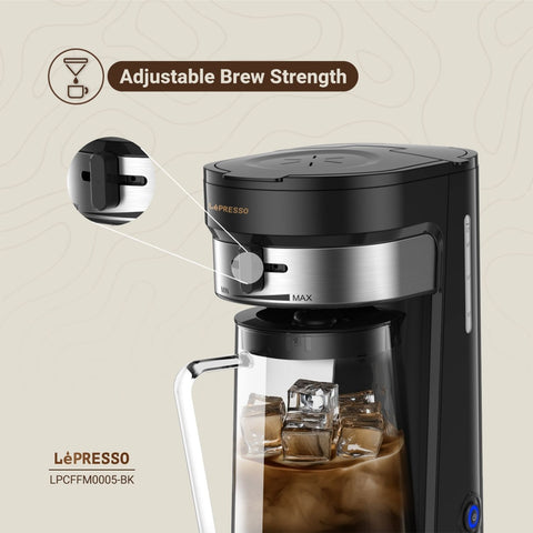 Lepresso Ice Coffee Maker 2.5L Jar 750W - Black