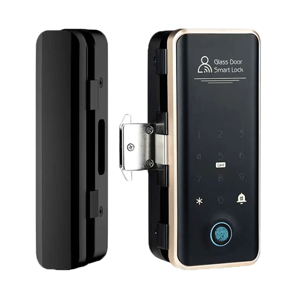 XP Smart Fingerprint Smart Glass Door Lock with Keys Intelligent Biometric