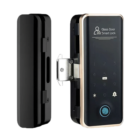 XP Smart Fingerprint Smart Glass Door Lock with Keys Intelligent Biometric