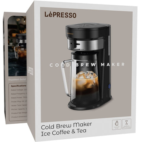 Lepresso Ice Coffee Maker 2.5L Jar 750W - Black