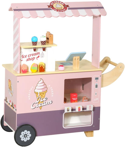 Giant wooden ice cream counter play set