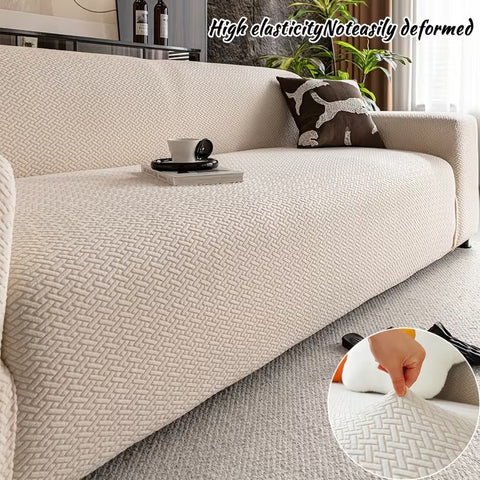 1pc Elastic Sofa Cover, Minimalist Style, All-Season Use