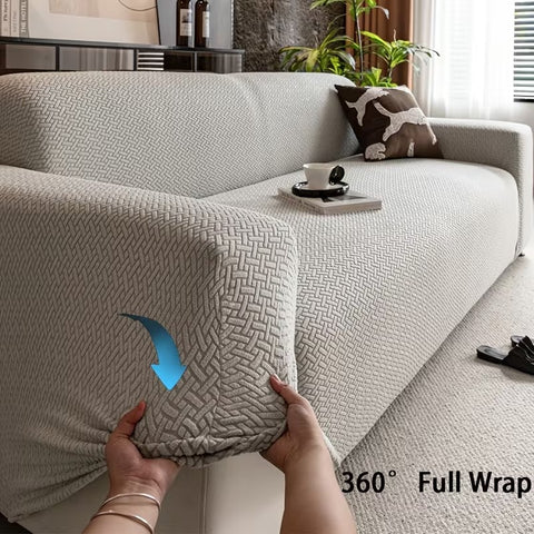 1pc Elastic Sofa Cover, Minimalist Style, All-Season Use