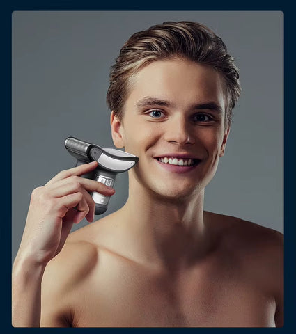 IPX6 Back Shaver Men Grooming Kit Waterproof Electric Body Hair Trimmer