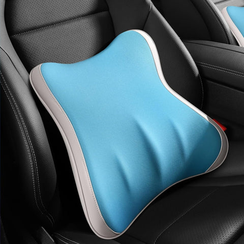 Ergonomic Lumbar Support Backrest Pillow for Car & Office Chair – Memory Foam Cushion for Lower Back Pain Relief