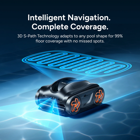 iGarden Robotic Pool Cleaner K Series, Up to 3.5H Runtime Cordless Pool Vacuum