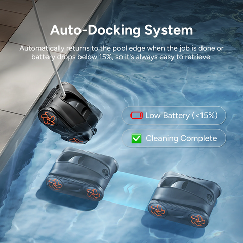 iGarden Robotic Pool Cleaner K Series, Up to 3.5H Runtime Cordless Pool Vacuum